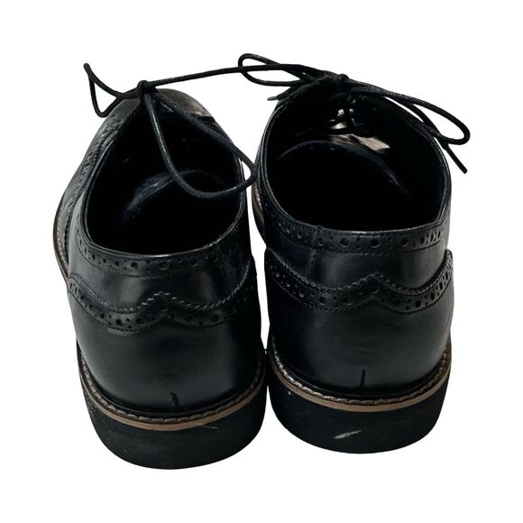 Asher Green Mens 10.5 Leather Perforated Wingtip Oxfords Lace Up Dress Shoes‎ main image 6